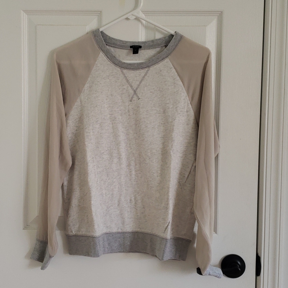 J. Crew Color Block Blouse